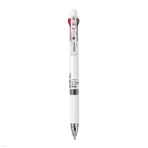 라인플러스 M라인3 3색볼펜 흑적청0.5mm 화이트 바디