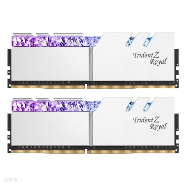 지스킬DDR4-4400 CL19 TRIDENT Z ROYAL 실버32G(16x2)