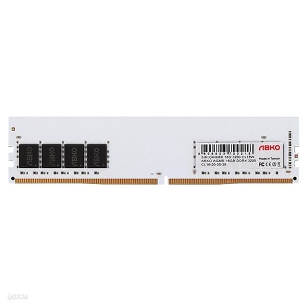 앱코 DDR4-3200 CL16 AGM R20 화이트 (16GB)