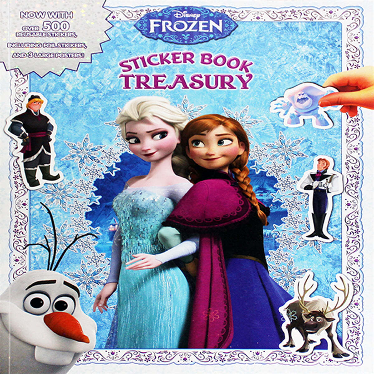 Disney Frozen Sticker Book Treasury 디즈니 겨울왕국 스티커북 YES24