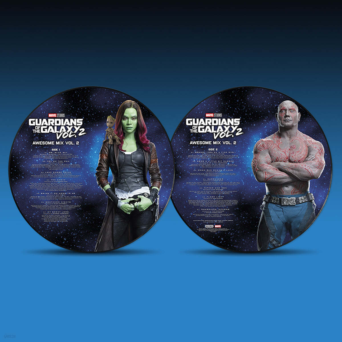 가디언즈 오브 갤럭시 2편 영화음악 (Guardians Of The Galaxy OST : Awesome Mix Vol. 2) [픽쳐디스크 LP]