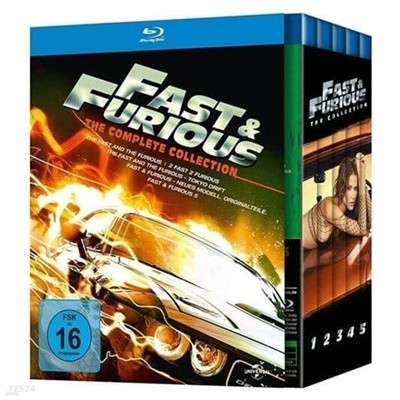 [블루레이] 분노의 질주 1~5편 컴플리트 박스세트 5disc (Fast & Furious 1-5 - The Collection)