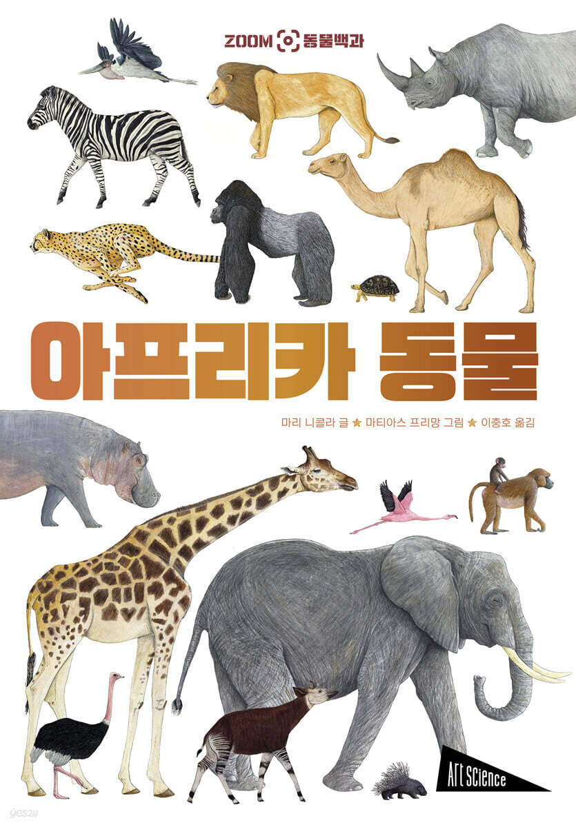 Zoom 동물 백과 : 아프리카 동물 - 예스24