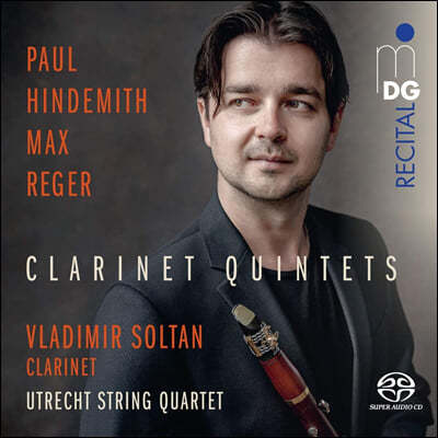 Vladimir Soltan Ʈ / : Ŭ󸮳 5 ǰ (Hindemith / Reger: Clarinet Quintets)