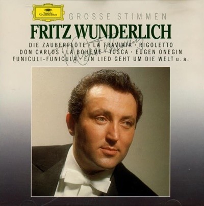Fritz Wunderlich (프리츠 분덜리히)  -  Grosse Stimmen (독일발매)