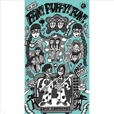 Puffy () - Fan! Puffy! Fun! ~Puffy 25th Anniversary~ (5Blu-ray+1CD) ()(Blu-ray)(2021)