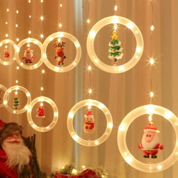 OMT 크리스마스 가랜드 LED 줄조명 트리 장식 캠핑 인테리어 소품