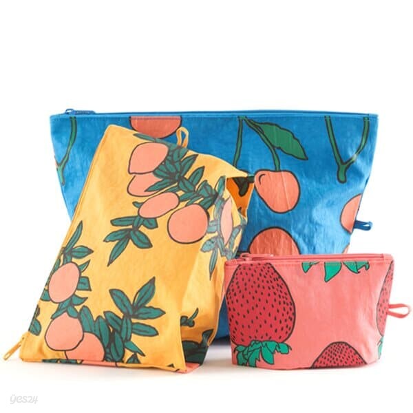 [바쿠백] 고 파우치 3size 세트 Backyard Fruits
