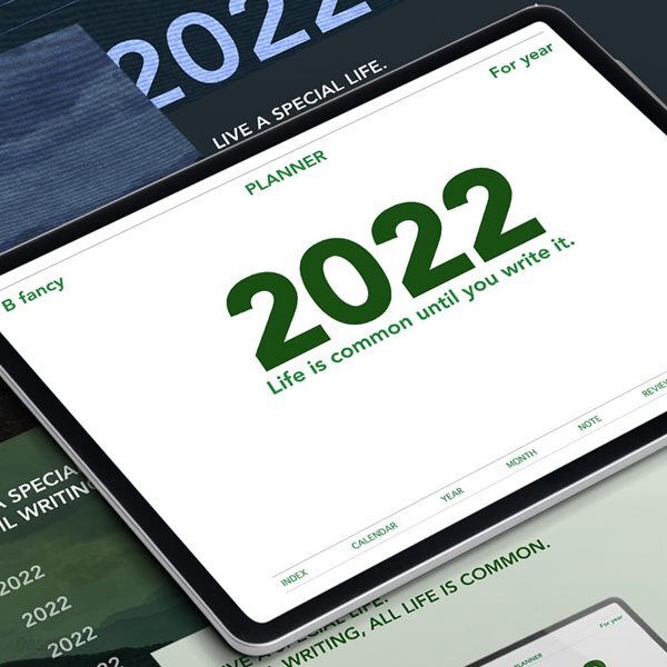 비팬시 2022 심플릭 플래너 (굿노트 속지 아이패드 다이어리)