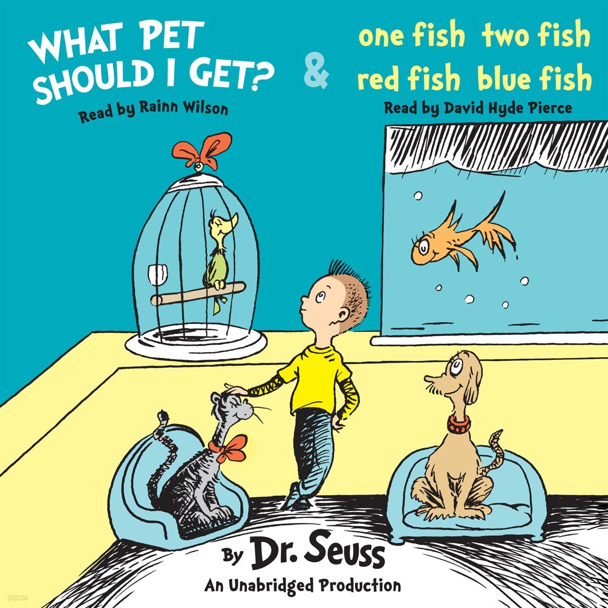 What Pet Should I Get? and One Fish Two Fish Red Fish Blue Fish (Dr.Seuss 닥터수스)