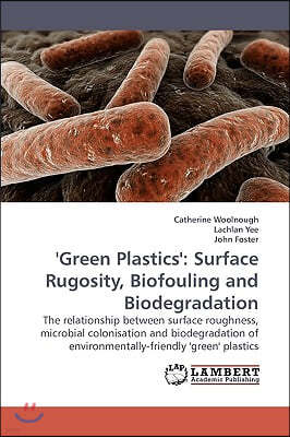 'Green Plastics': Surface Rugosity, Biofouling and Biodegradation