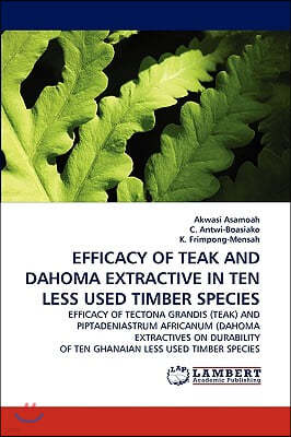 Efficacy of Teak and Dahoma Extractive in Ten Less Used Timber Species