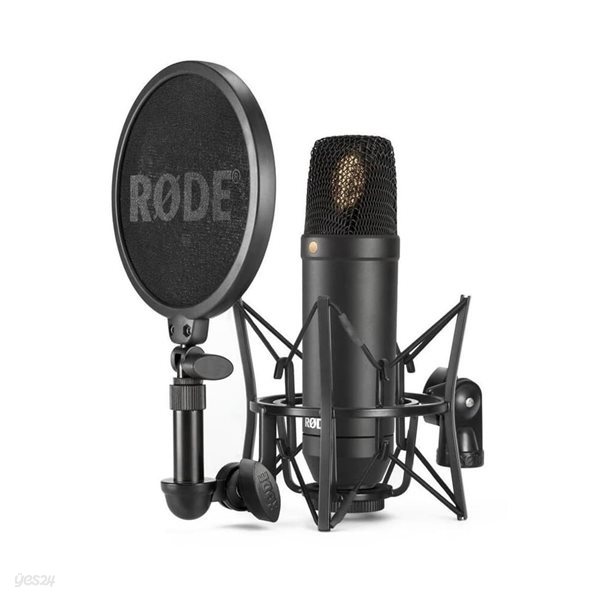 RODE 로데 NT1 KIT 콘덴서 마이크 스튜디오 보컬 마이크 홈레코딩 녹음 방송용