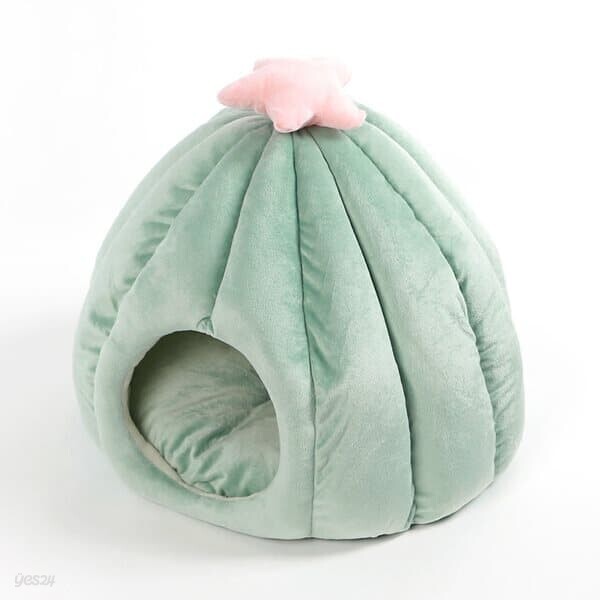 반려동물 선인장 동굴하우스(40cm) 고양이 애견집쿠션