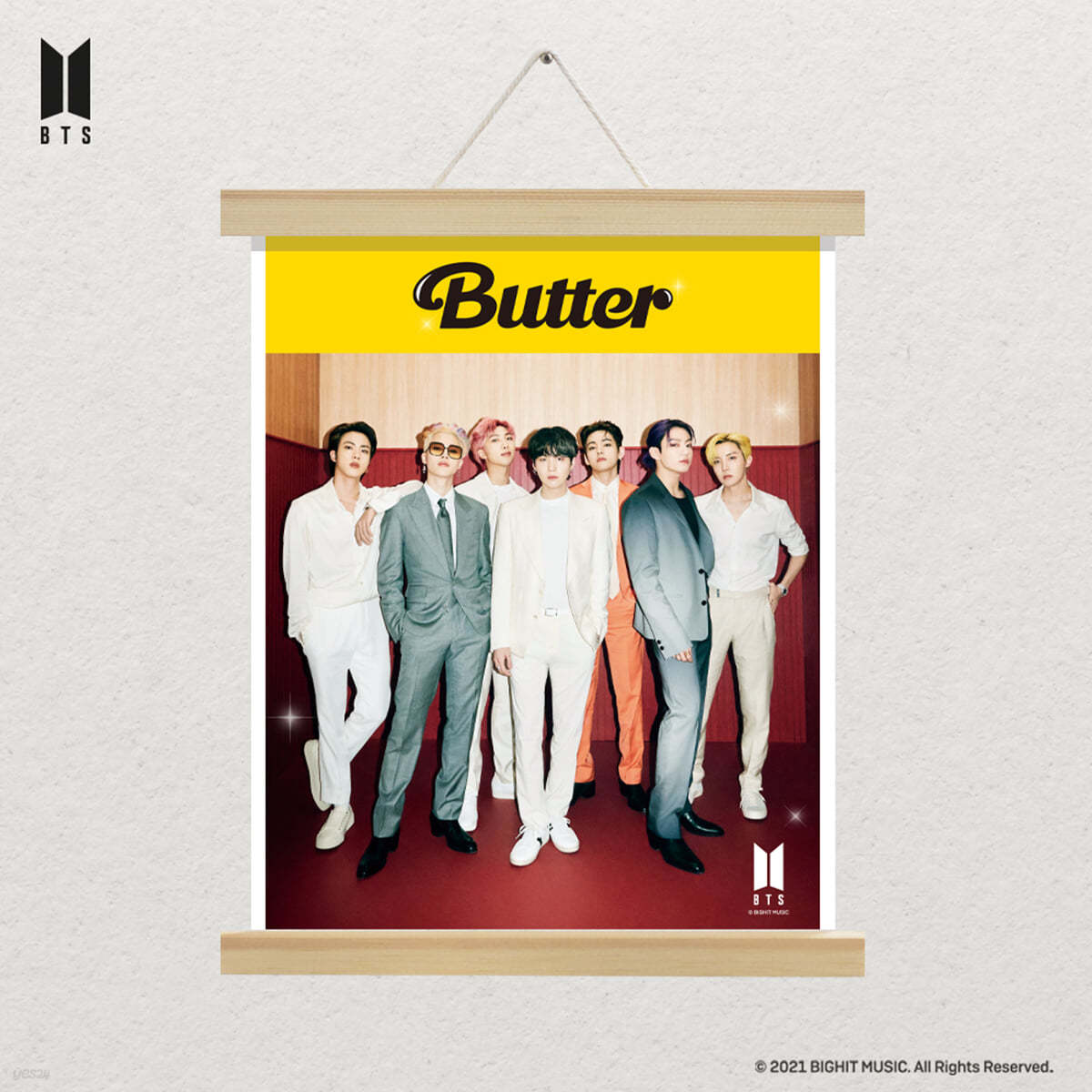 방탄소년단 (BTS) - Butter DIY 큐빅 페인팅 행잉 포스터 [H1]