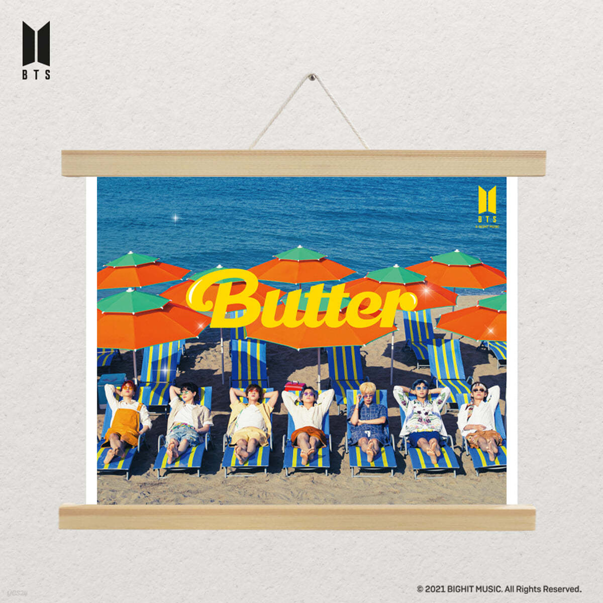 방탄소년단 (BTS) - Butter DIY 큐빅 페인팅 행잉 포스터 [H3]