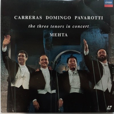 레이저디스크(수입) Carreras Domingo Pavarotti: Three Tenors in Concert