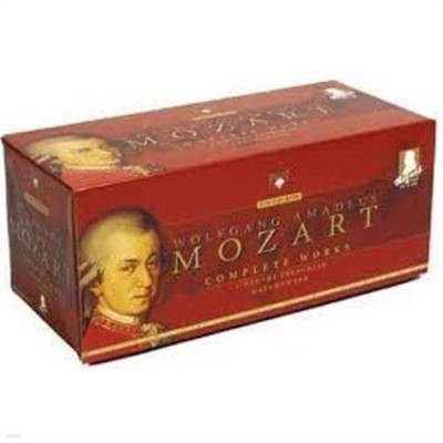 WOLGANG AMADEUS MOZART COMPLETE WORKS 170 CD BOX (전170장의 CD중 두 장이 없음)