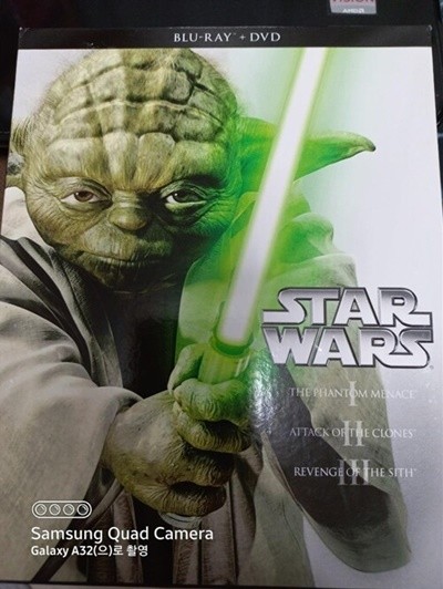 Star Wars Trilogy Episodes 1,2,3 (한글무자막)(Blu-ray+dvd) 6dvd