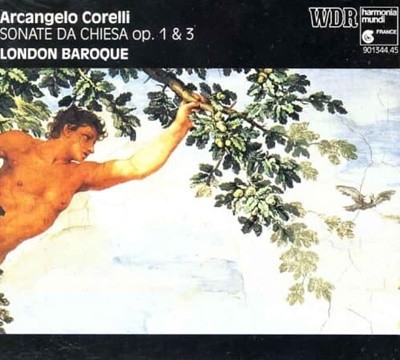 corelli op.1&3(교회 소나타 전곡/london baroque,2cd)
