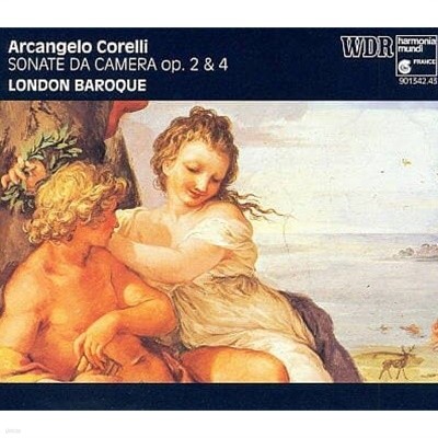 corelli op.2&4(실내 소나타 전곡/london baroque,2cd)