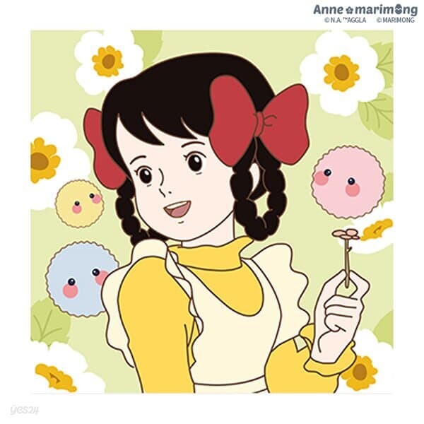 빨강머리앤 보석십자수 플라워 다이애나 25X25