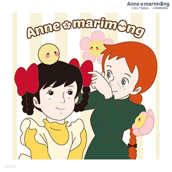 빨강머리앤 보석십자수 캔버스 앤And다이애나 25X25