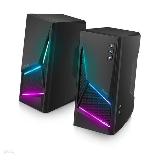 브리츠 BZ-HT400 2채널 컴퓨터 PC 게이밍 스피커 USB전원 LED