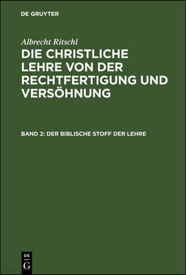 Der Biblische Stoff Der Lehre