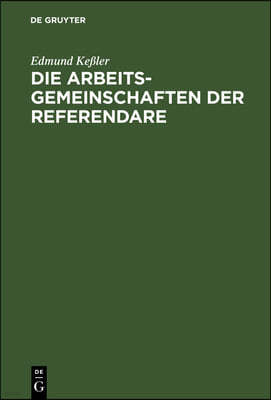 Die Arbeitsgemeinschaften Der Referendare