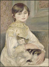 Child with Cat (Julie Manet) Notebook