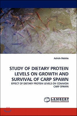 Study of Dietary Protein Levels on Growth and Survival of Carp Spawn