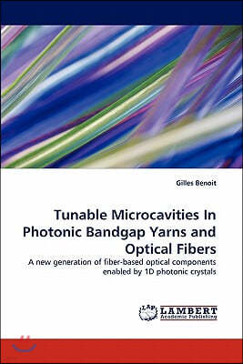 Tunable Microcavities in Photonic Bandgap Yarns and Optical Fibers