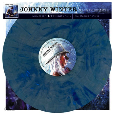 Johnny Winter - Also In Summer (Ltd)(180G)(Blue Marbled Vinyl)(LP)