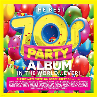 Various Artists - Best 70s Party Album In The World... Ever! (3CD)