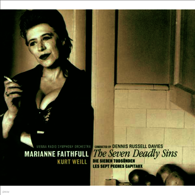 Marianne Faithfull — Kurt Weill: The Seven Deadly Sins 앨범 커버
