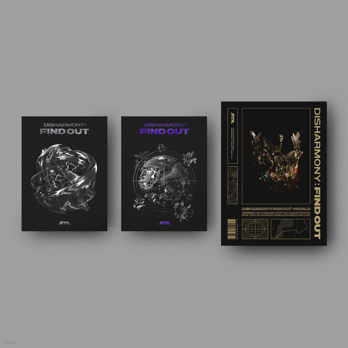 P1Harmony (피원하모니) - 미니앨범 3집 : DISHARMONY : FIND OUT [SET]