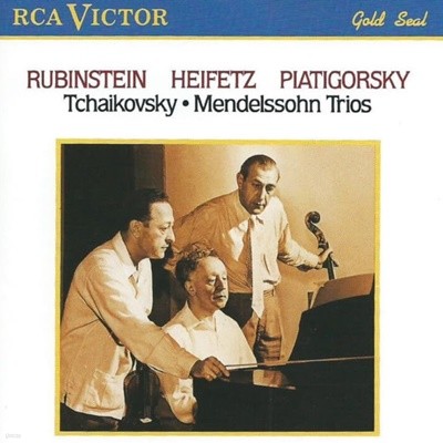 Tchaikovsky / Mendelssohn - Rubinstein ,  Heifetz ,  Piatigorsky  - Trios(US발매)