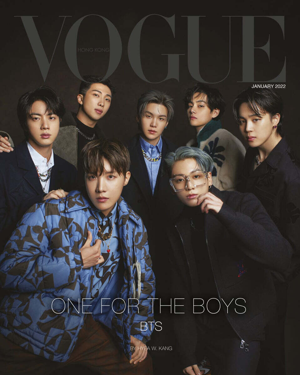 [B형] VOGUE HONG KONG 보그 홍콩 (월간) : 2022년 1월호 BTS 방탄소년단 커버