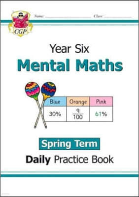 New KS2 Mental Maths Daily Practice Book: Year 6 - Spring Term