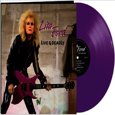 Lita Ford — Live & Deadly 앨범 커버
