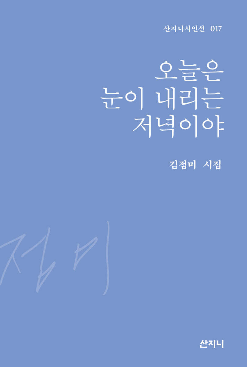 오늘은 눈이 내리는 저녁이야