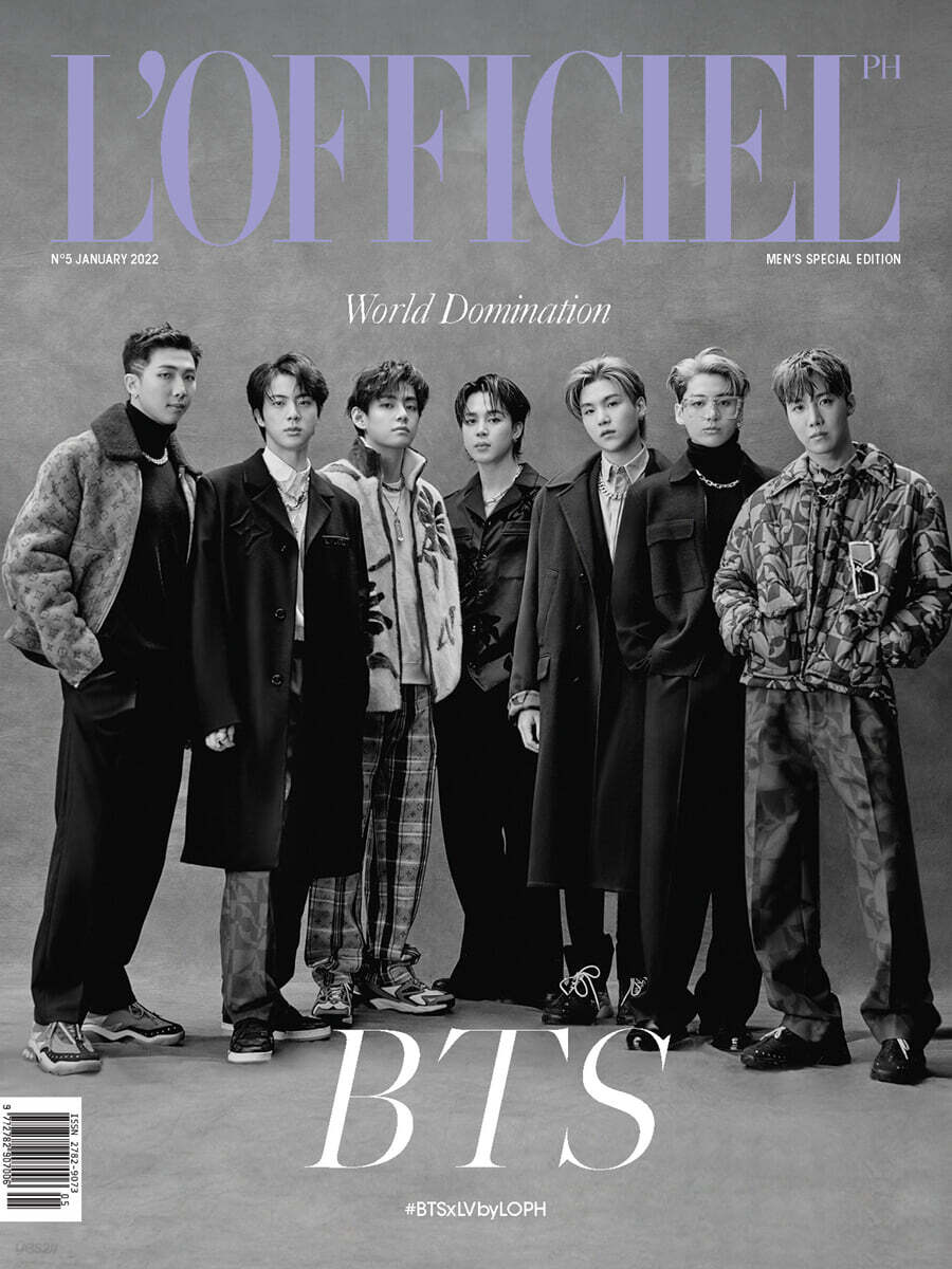 [B형] 로피시엘 필리핀 L'OFFICIEL Philippines : 2021년 Winter Issue : 방탄소년단 커버