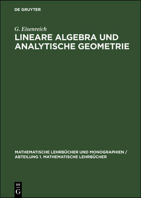 Lineare Algebra Und Analytische Geometrie