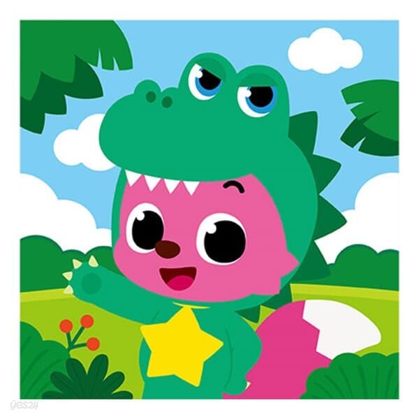 핑크퐁 페인팅 그림그리기 정글탐험 핑크퐁 20X20