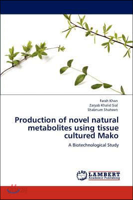 Production of Novel Natural Metabolites Using Tissue Cultured Mako