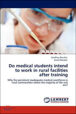 Do medical students intend to work in rural facilities after training
