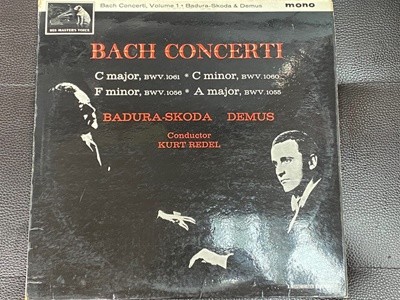 [LP] ٵζ ڴ - Badura-Skoda - Bach Concerti Volume 1 LP [U.K]