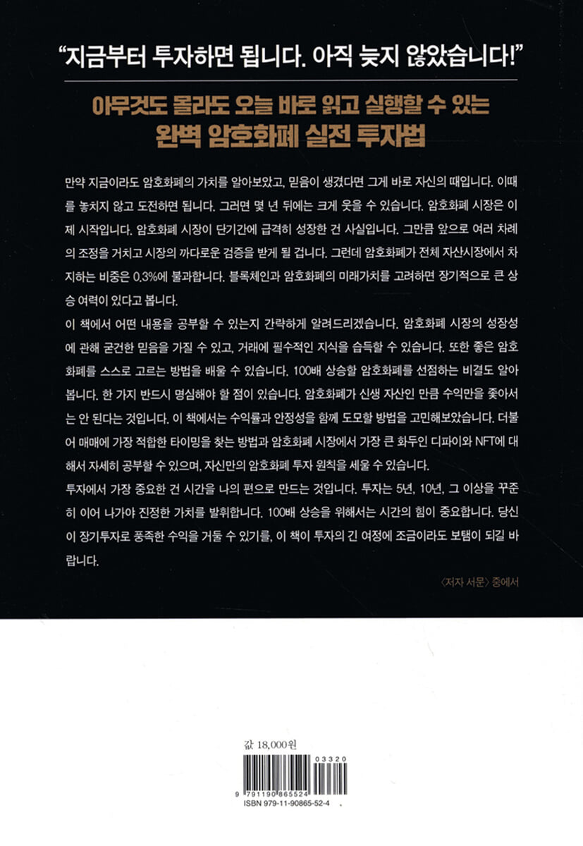 10년 후 100배 오를 암호화폐에 투자하라 | 박종한 | 나비의활주로 - 예스24