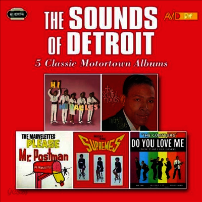 Miracles/Marvin Gaye/Marvelettes/Supremes/Contours - Sounds Of Detroit - Five Classic Motortown Albums (Remastered)(5 On 2CD)